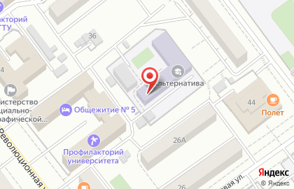 Школа Альтернатива Иоффе А.А. в Октябрьском районе на карте