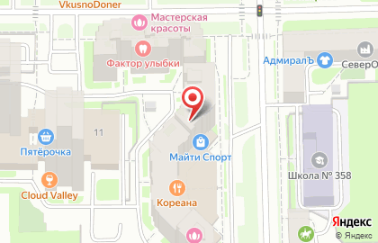 Салон красоты Элемент на Варшавской улице на карте