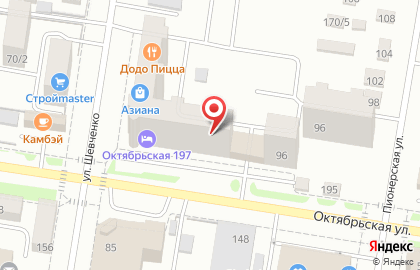 Фаворит-Сервис на Октябрьской улице на карте
