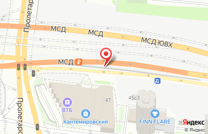 Платный общественный туалет, район Москворечье-Сабурово на карте
