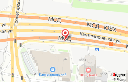 Платный общественный туалет, район Москворечье-Сабурово на карте