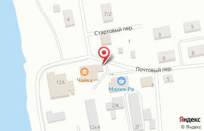 Продовольственный магазин в Центральном районе на карте