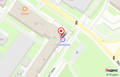 Новобанк в Великом Новгороде на карте