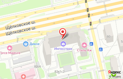 Дом на Щелковской, ЖСК на карте