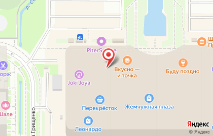Сеть пекарен-кондитерских Буше на Петергофском шоссе на карте