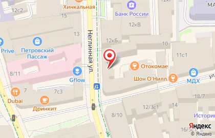 Кафе Хинкали в Москве на карте