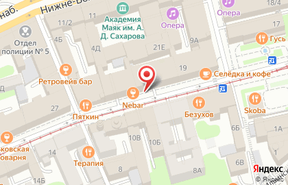 Супермаркет Spar на Рождественской улице на карте