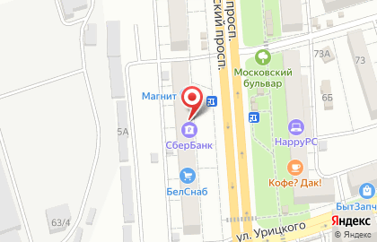 Супермаркет Магнит в Воронеже на карте