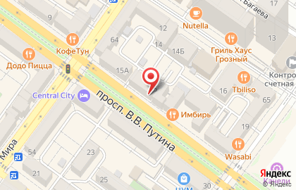 Аптека Лидер в Грозном на карте