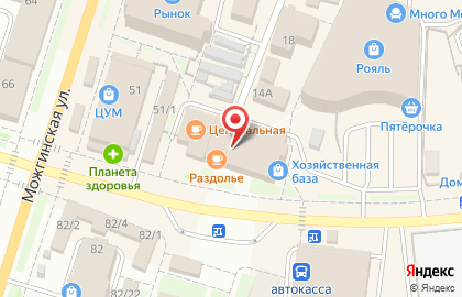 Центральная столовая в Ижевске на карте