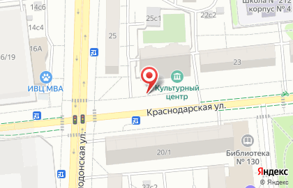 Марьино на Краснодарской улице на карте