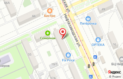 Салон оптики 19 на Нефтезаводской улице на карте