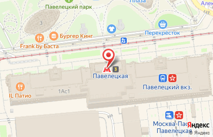 Аэроэкспресс в Москве на карте