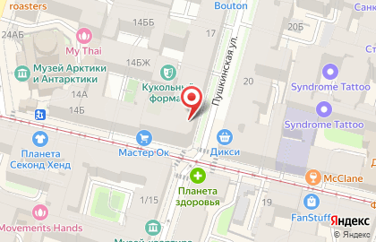 ООО Нева Сталь на Пушкинской улице на карте