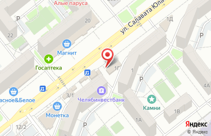 Мини-маркет Пив & ко на улице Салавата Юлаева на карте
