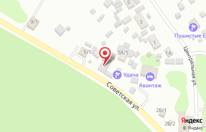 Столовая Удача на Советской улице на карте