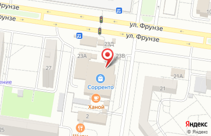 Салон штор Берфо в Автозаводском районе на карте