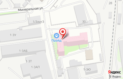 Транспортно-экспедиционная компания ТАТ на Минеральной улице на карте