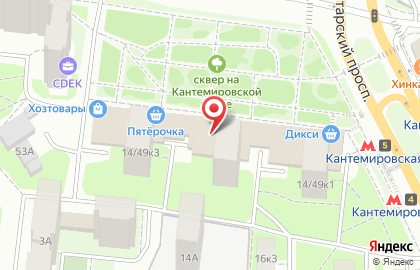 Тату-салон Город на Пролетарском проспекте на карте