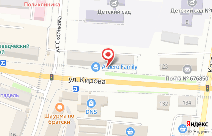 Салон оптики Айкрафт на улице Кирова в Белогорске на карте