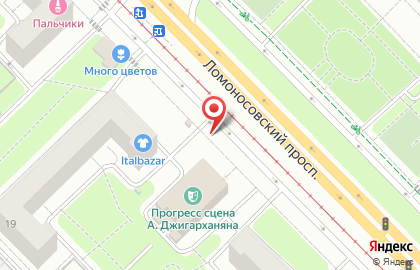 Агентство по продаже билетов Ticketland на Ломоносовском проспекте на карте