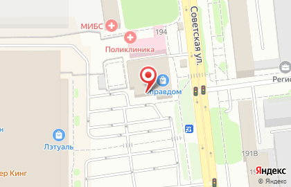 Магазин сантехники и сопутствующих товаров Дюйм на Советской улице на карте