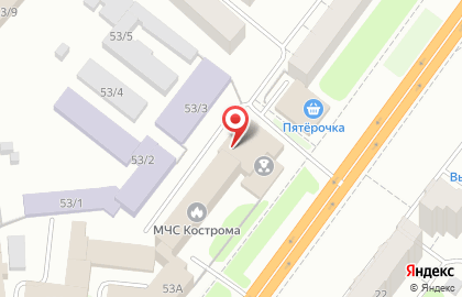 Костромской учебный центр Федеральной противопожарной службы, ФГБОУ ДПО на карте