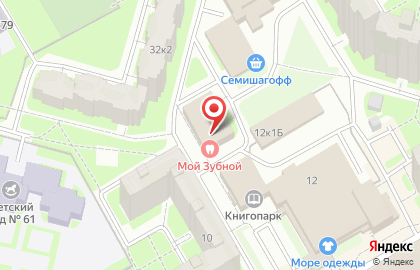 Минерва на Комендантском проспекте на карте