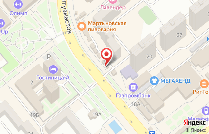 Магазин овощей и фруктов в Ростове-на-Дону на карте