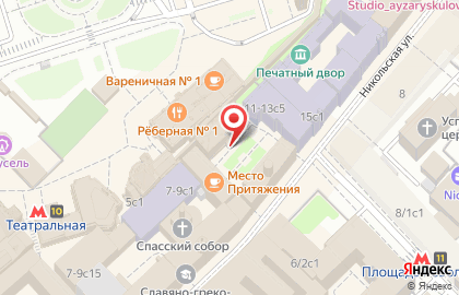 Центр организации дорожного движения Московский транспорт на площади Революции на карте