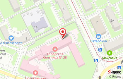 Бюро медико-социальной экспертизы, ФКУ на улице Чаадаева на карте