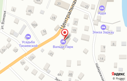 Отель Walde Park на карте