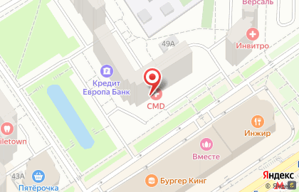 ЗАО Банкомат, КРЕДИТ ЕВРОПА БАНК на улице Перерва на карте