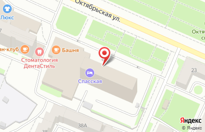 Студия красоты Аквамарин на Октябрьской улице на карте