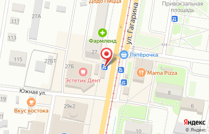 Оператор сотовой связи Yota на улице Гагарина на карте