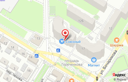 Сеть строительных супермаркетов Союзный-С в Новокуйбышевске на карте