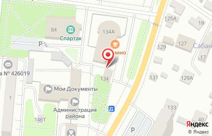 Западно-Уральский банк на улице Азина, 134 на карте