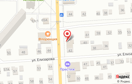 Шинный центр ШинМастер на улице Елизарова на карте