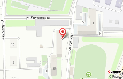 Продуктовый магазин Любава на улице Губкина на карте