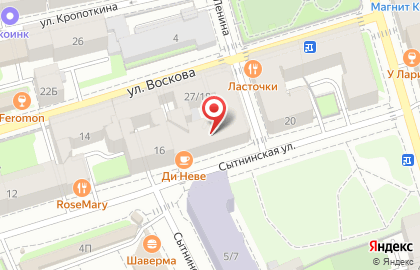 Пекарня-кондитерская Цех85 на улице Воскова на карте