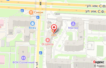 Студия массажа Олега Бочкарёва в Ленинском районе на карте