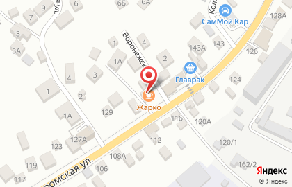 Ресторан Жарко на карте