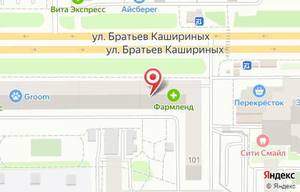 Магазин оптики Оптик-тайм на улице Братьев Кашириных на карте