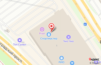 Магазин спортивных товаров Спортмастер в Дзержинском районе на карте