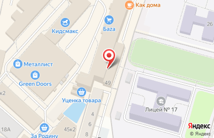 Салон Двери в дом в Московском районе на карте