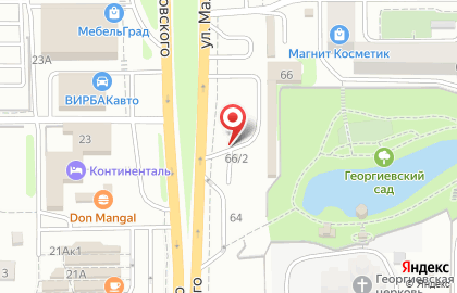 АГЗС на улице Малиновского на карте