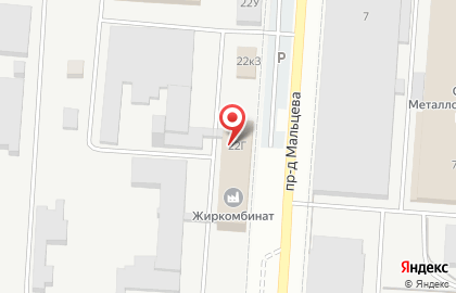 Торговая компания Успех в проезде Мальцева на карте