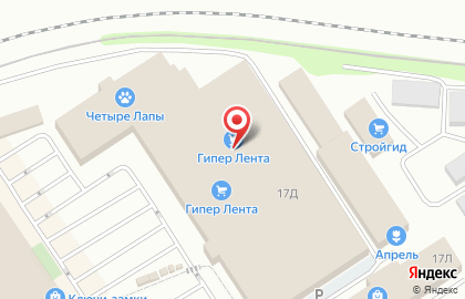 Супермаркет Лента в Саратове на карте