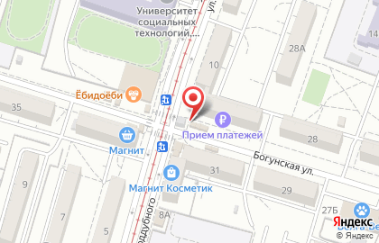 Киоск хлебобулочной продукции в Краснооктябрьском районе на карте