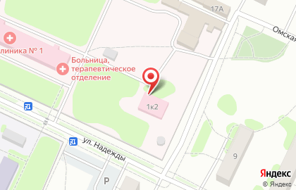 Тобольская больница на карте